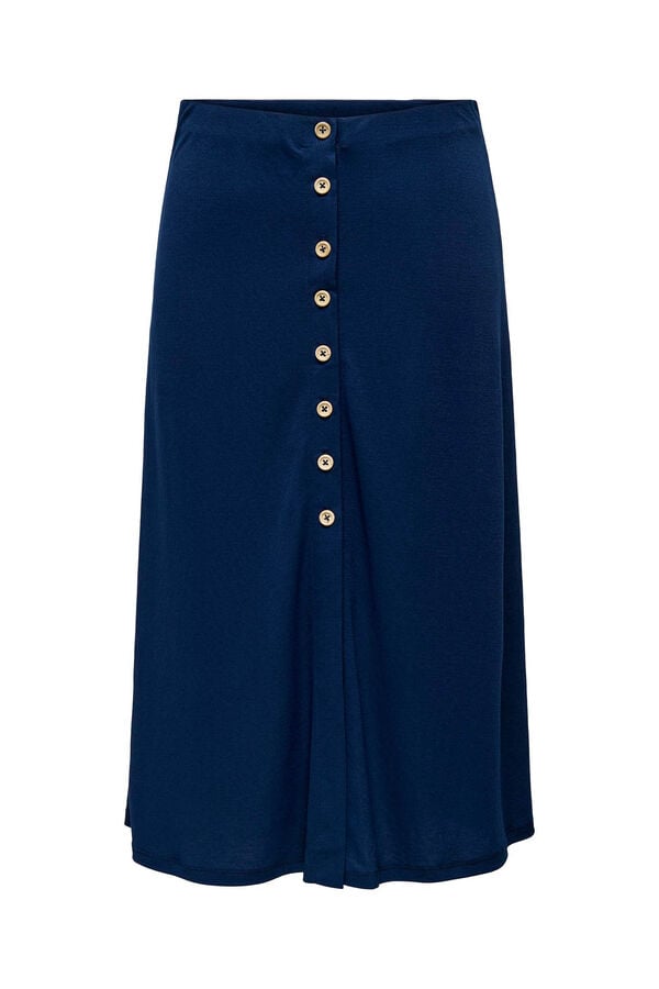Springfield Midi skirt with buttons navy