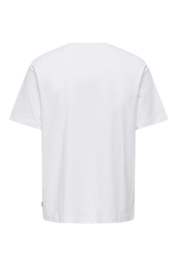 Only & Sons Short-sleeved T-shirt white