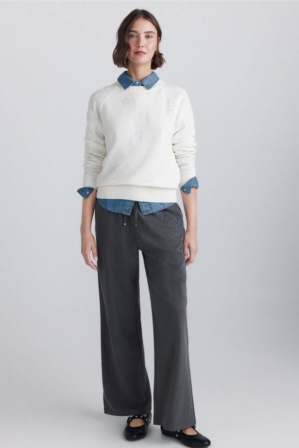 Springfield Pull &eacute;toiles blanc