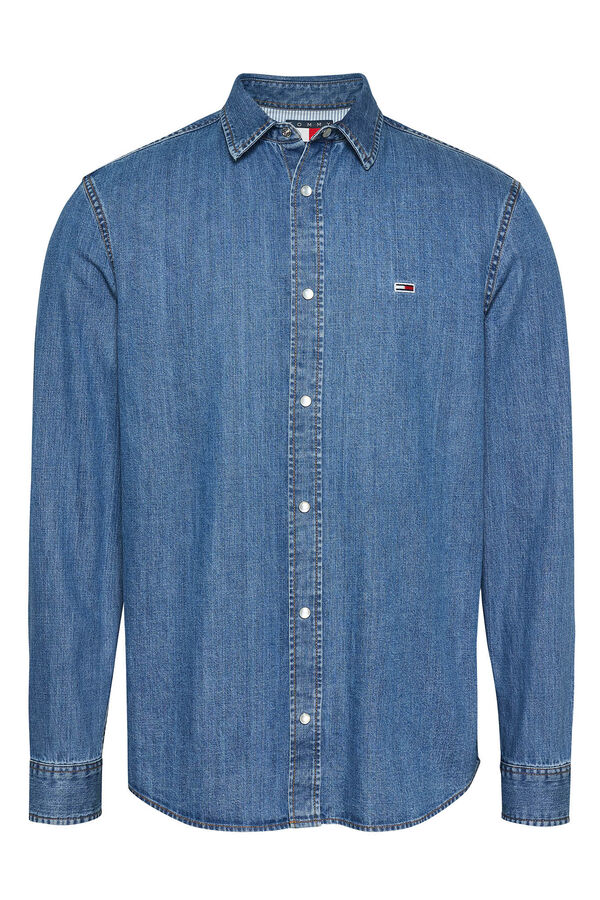 Camisa Jeans Totto Hombre Gris Camisa Estilo Polo Camiseta Polo