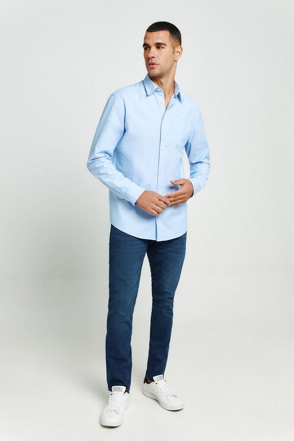 Jack & Jones Oxford casual shirt blue