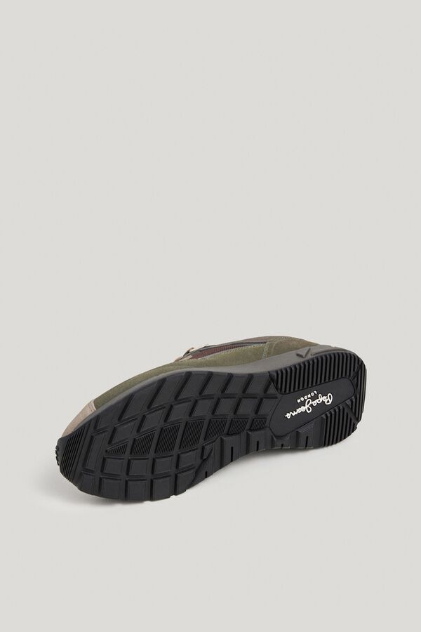 Pepe Jeans Sapatilhas urbanas multimaterial verde