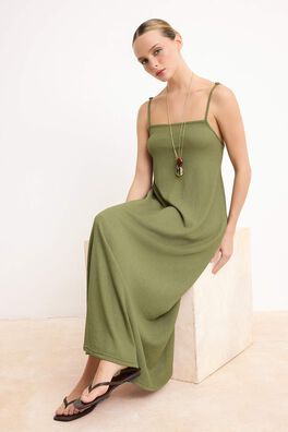 Vestido maxi espalda descubierta