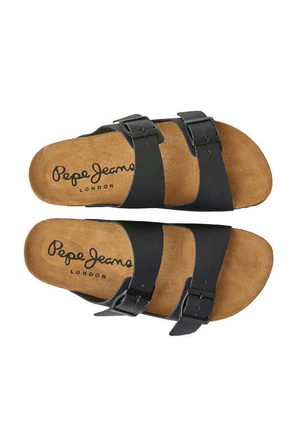 Pepe Jeans Sand&aacute;lias Com Fivela Dupla preto