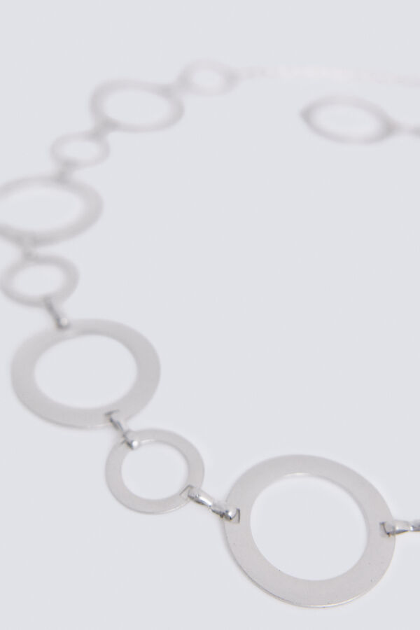 Springfield Ring chain belt grey