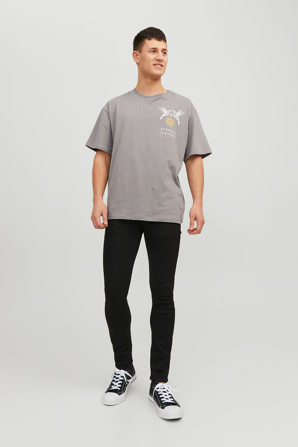 Jack & Jones Skinny Low-Rise Stretch Jeans Schwarz