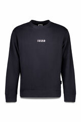 Jack & Jones Sudadera logo relieve negro