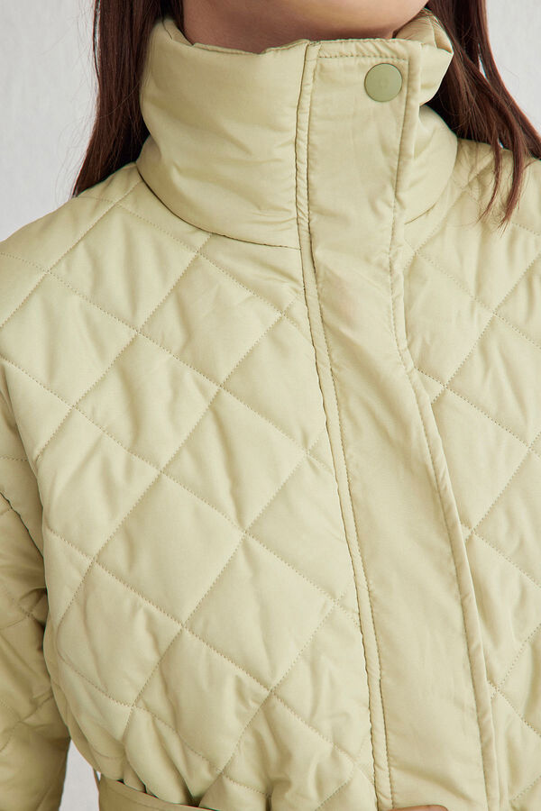 Trendyol Abrigo acolchado verde