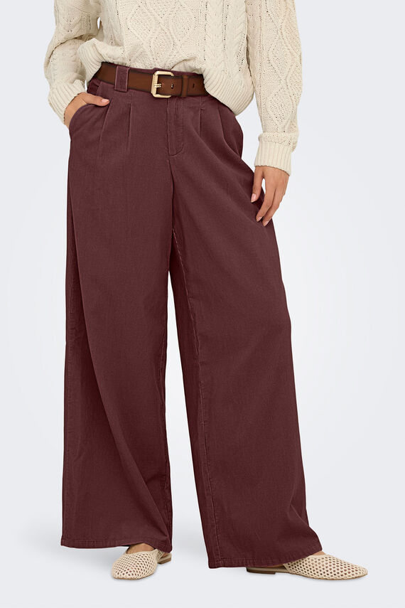 Pantalón wide leg de pinzas