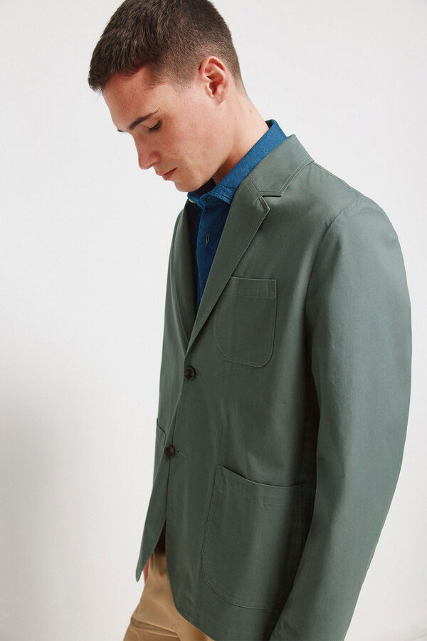 Springfield Cotton blazer green