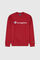 Springfield Crew Neck Sweatshirt deep red