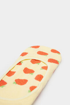 Springfield Invisible Strawberry Socks beige