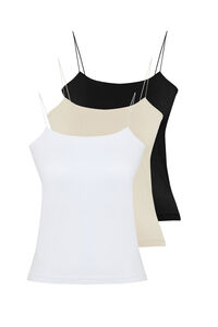 Trendyol Pack 3 camisetas tirantes