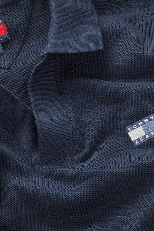 Tommy Jeans Men's short sleeve polo shirt blue