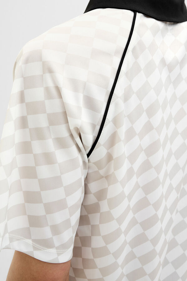 Jack & Jones Polo deportivo loose fit blanco