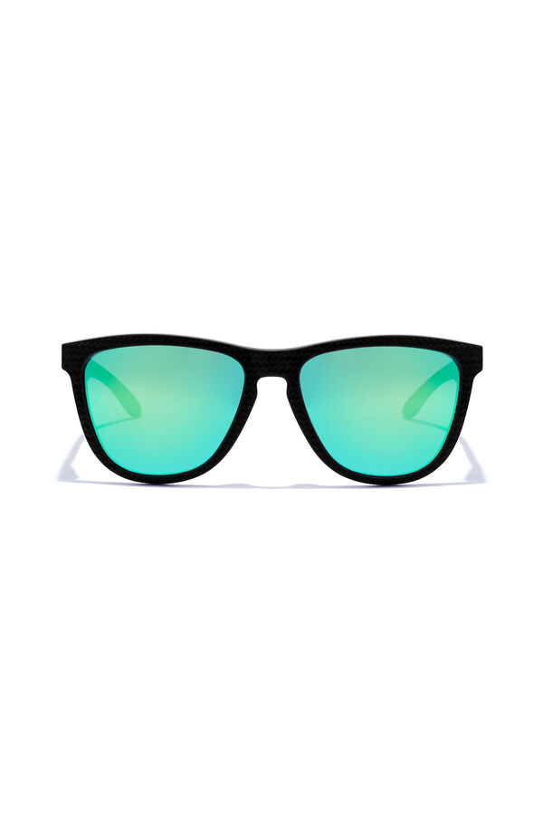 Springfield One Raw Carbono sunglasses - Polarised Emerald fekete