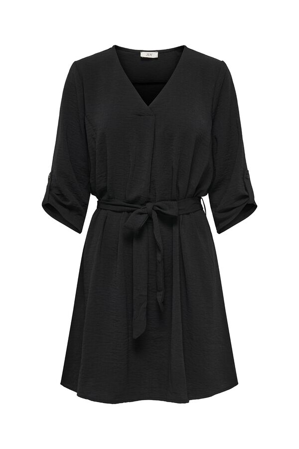 JDY 3/4 sleeve short dress black
