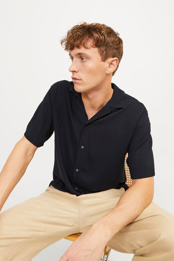 Springfield Camisa relaxed fit preto