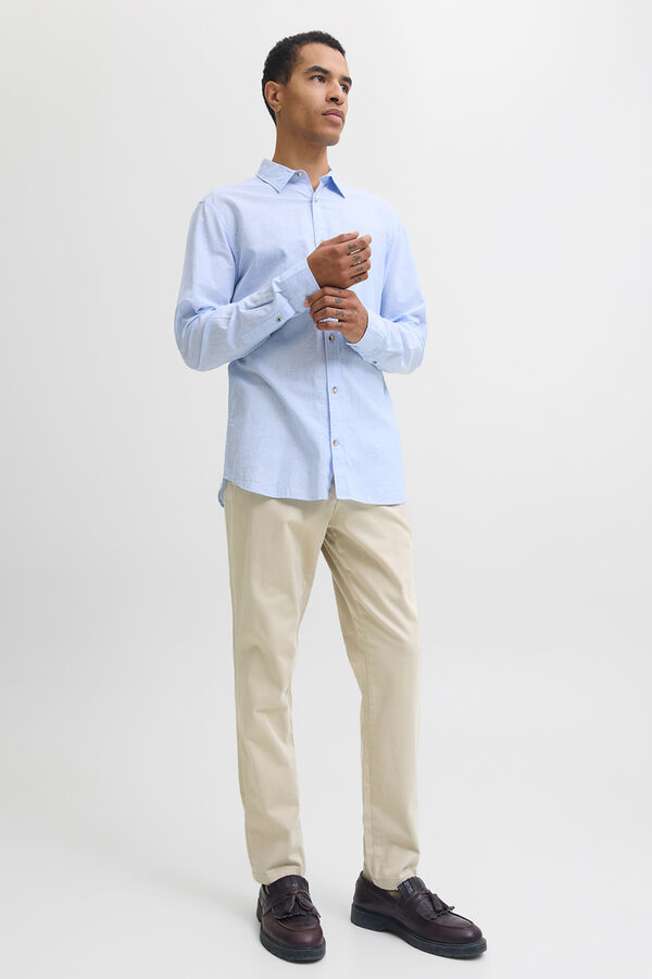 Jack & Jones Pantal&oacute;n chino slim gris