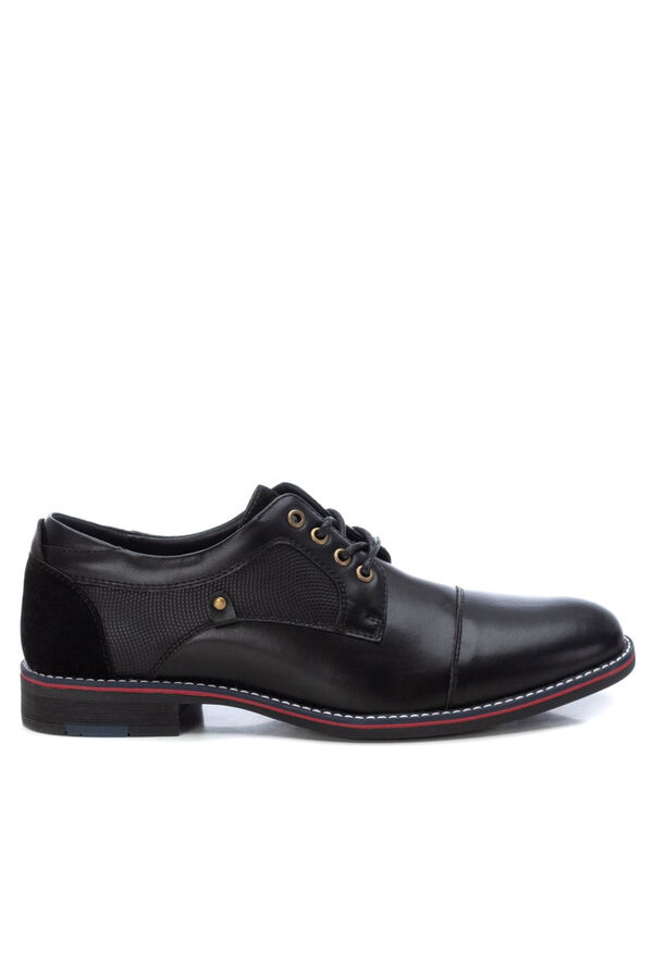 Springfield Men's Camel-Coloured Shoe  black