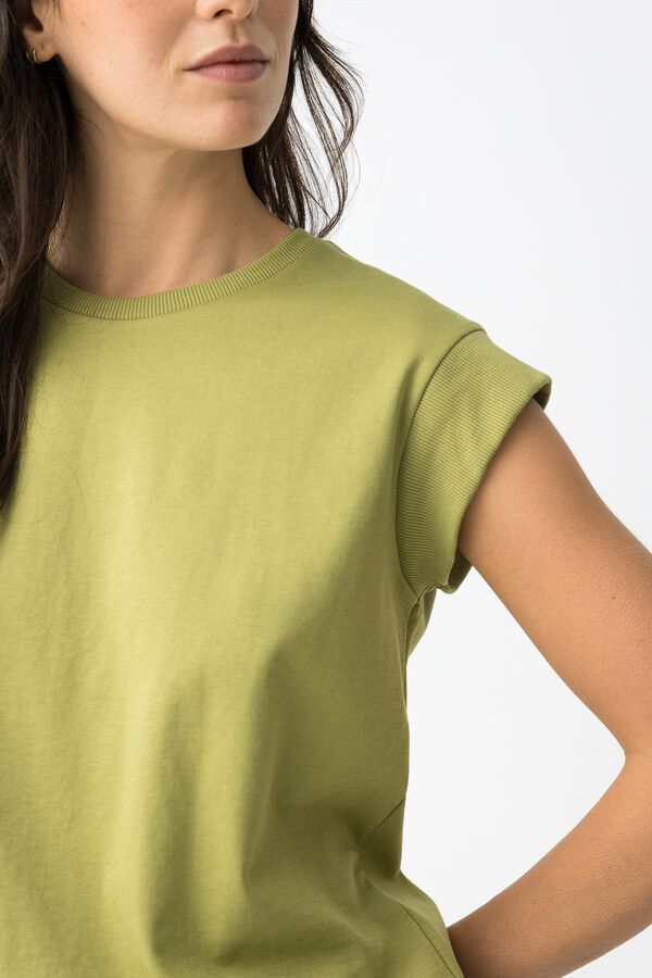 Tiffosi Camiseta minimalista verde
