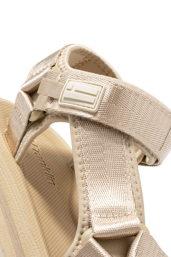 D.Franklin Forest High Strips Sandal yellow