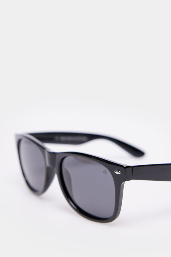 Springfield Klasične sunčane naočale debelih okvira crna