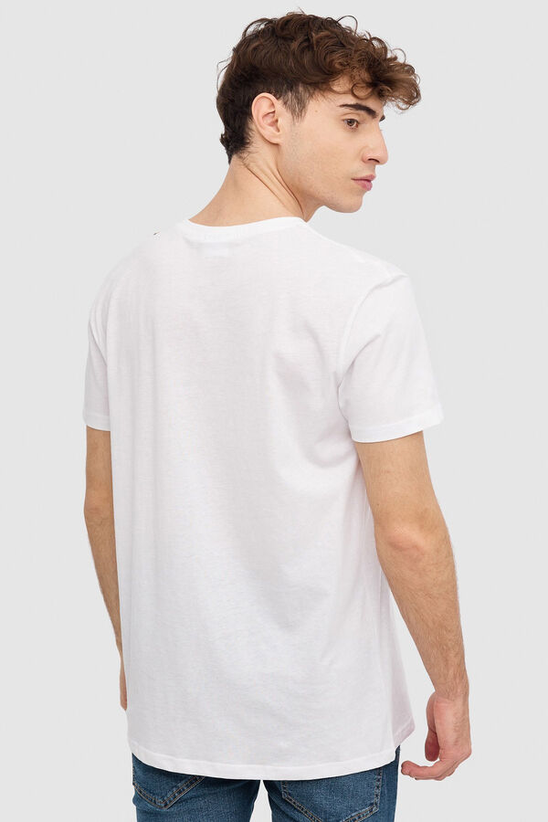 Springfield Dragon Ball print T-shirt white
