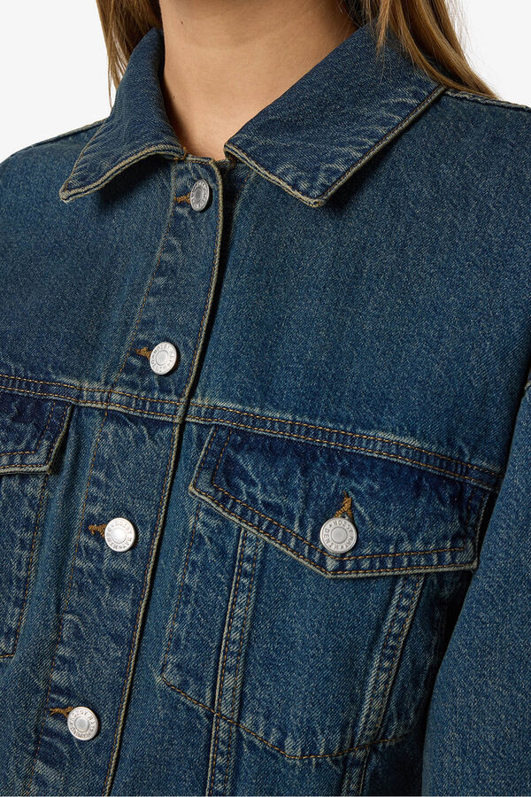 Noisy May Chaqueta Denim Oversize azul