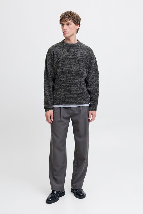 Jack & Jones Basic jersey-knit jumper grey
