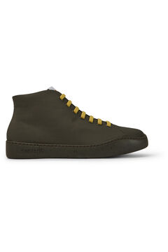 Springfield Green leather sneakers black
