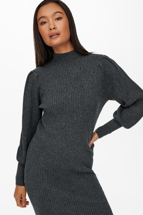 Springfield High neck jersey-knit dress Siva