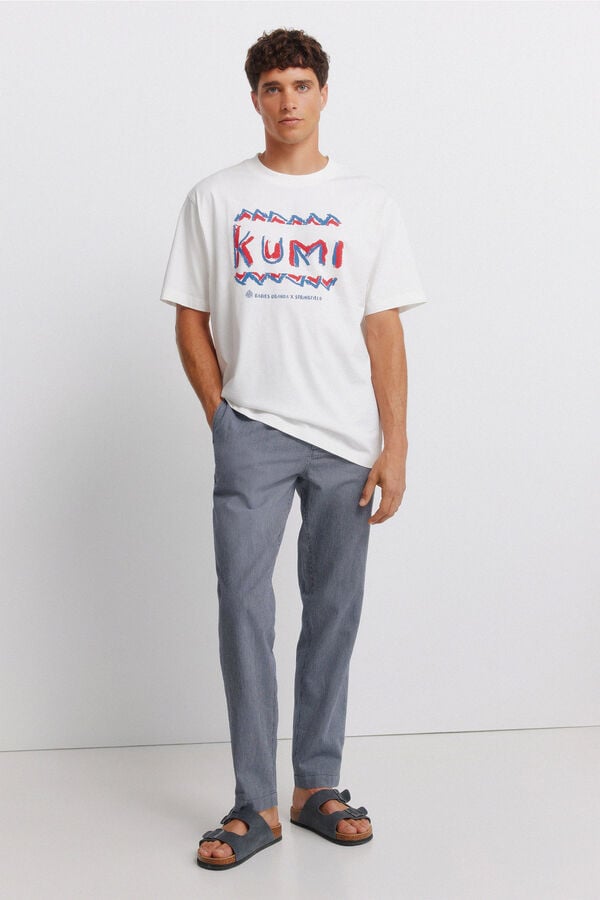 Springfield Camiseta KUMI Ola marfil