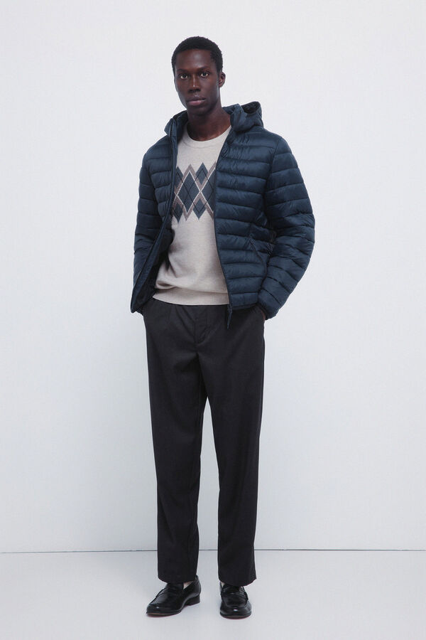 Springfield Chaqueta acolchada capucha azul