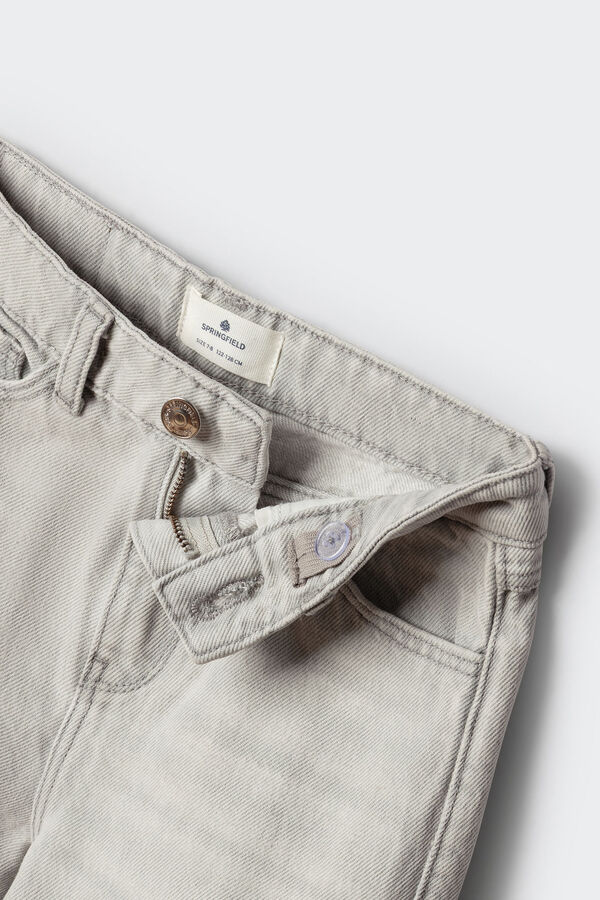 Springfield Kids Jeans Culotte ni&ntilde;a gris