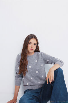Springfield Intarsia polka-dots jumper