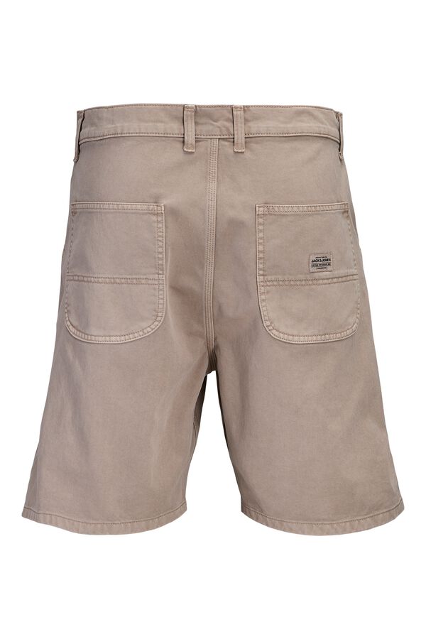 Jack & Jones Cotton baggy fit Bermuda shorts nude
