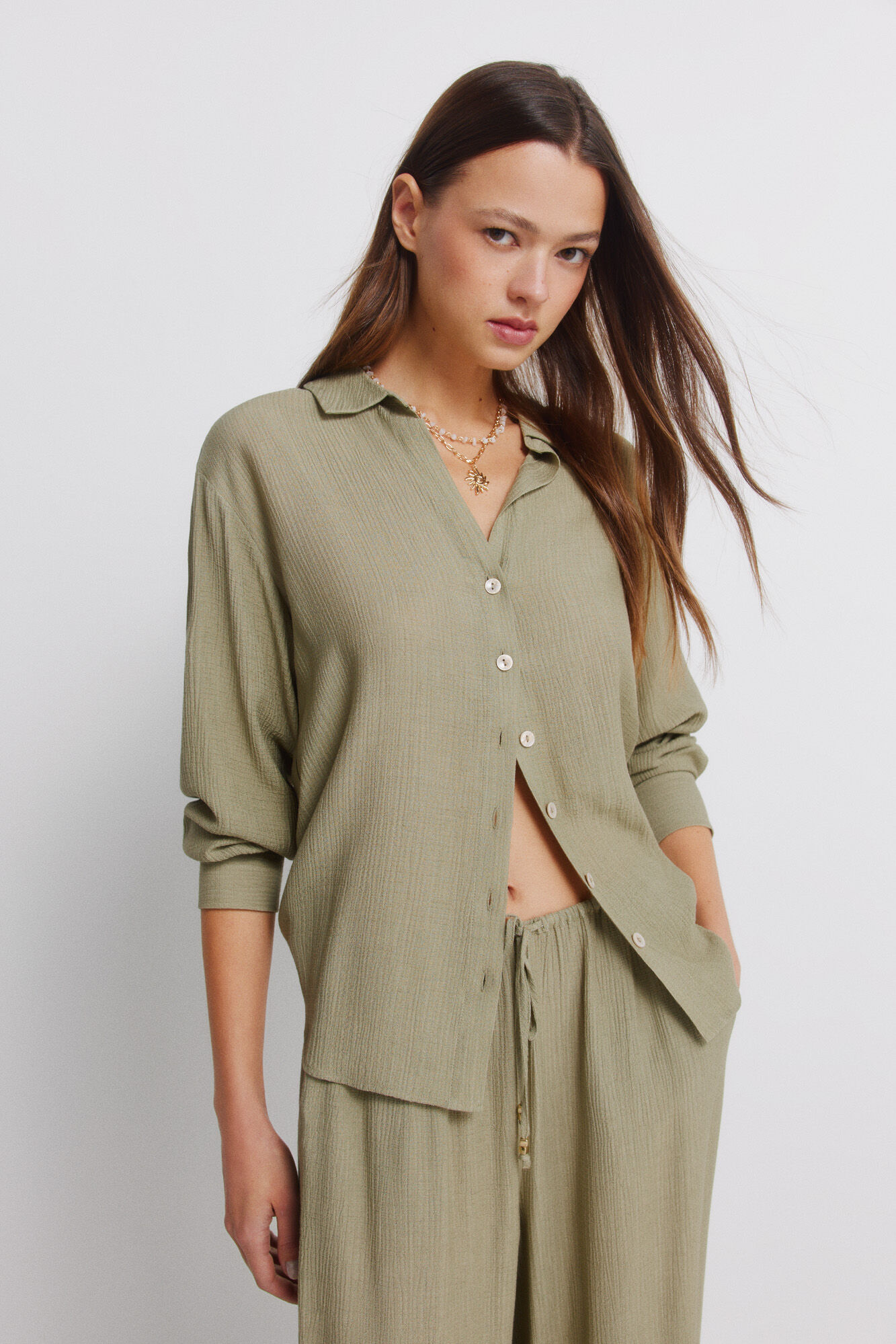 Springfield Camisa manga larga rayas