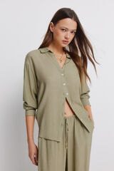 Springfield Striped long sleeve shirt beige