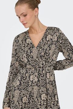 Only Vestido curto de cetim