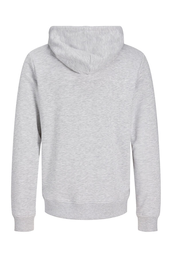 Jack & Jones Sudadera con capucha algod&oacute;n blanco