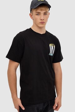 Springfield T-shirt Estampado Urban preto
