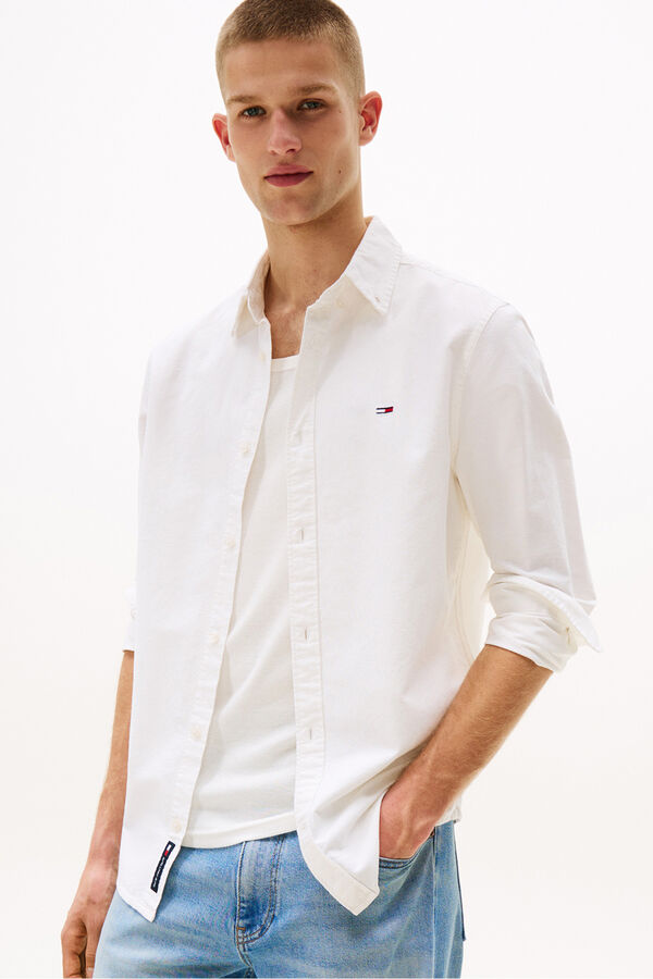 Tommy Jeans Camisa de hombre Tommy Jeans blanco