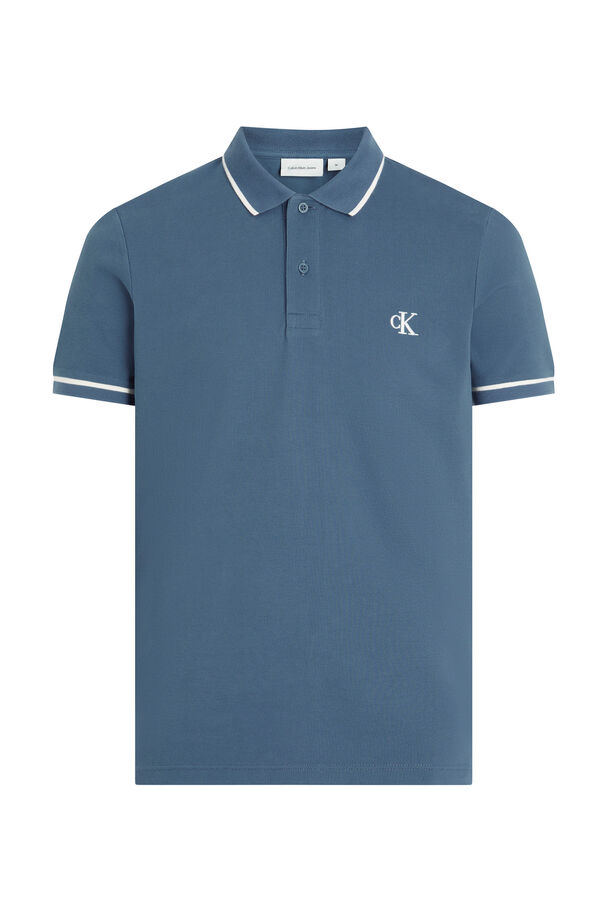 CK Jeans Short-sleeved polo shirt blue