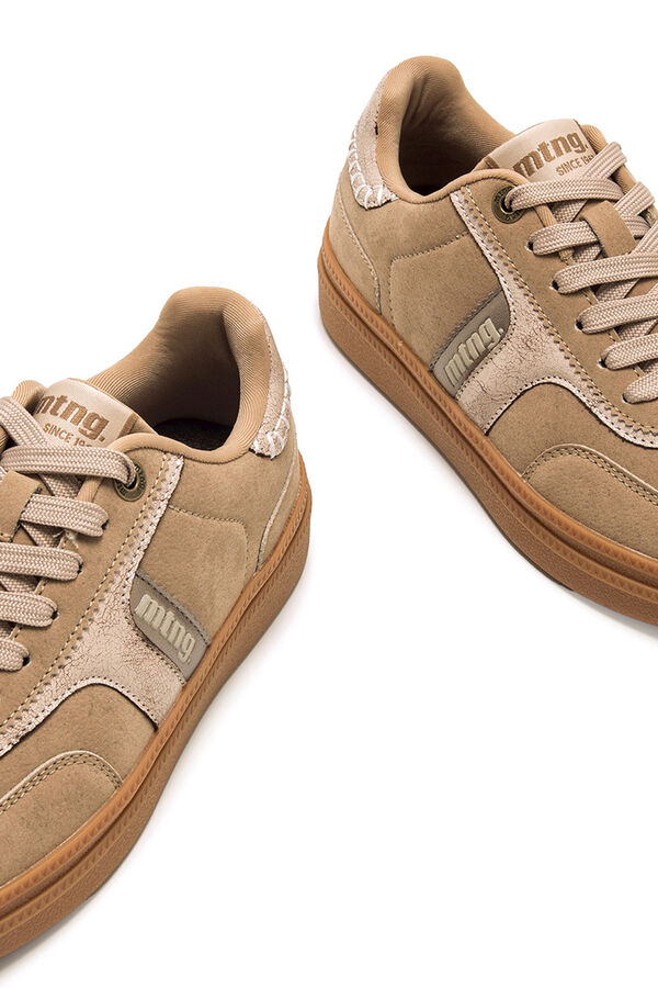 MTNG Zapatillas modelo Cumbia de mujer beige