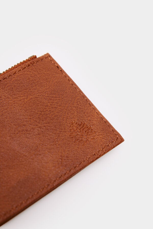 Springfield Faux leather card holder tan
