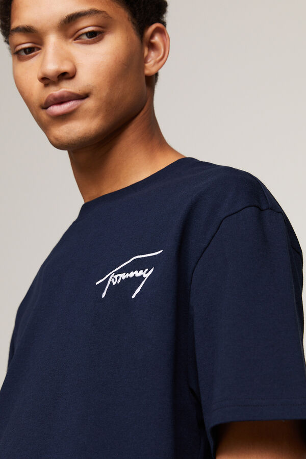 Springfield Men's Tommy Jeans T-shirt tamno plava