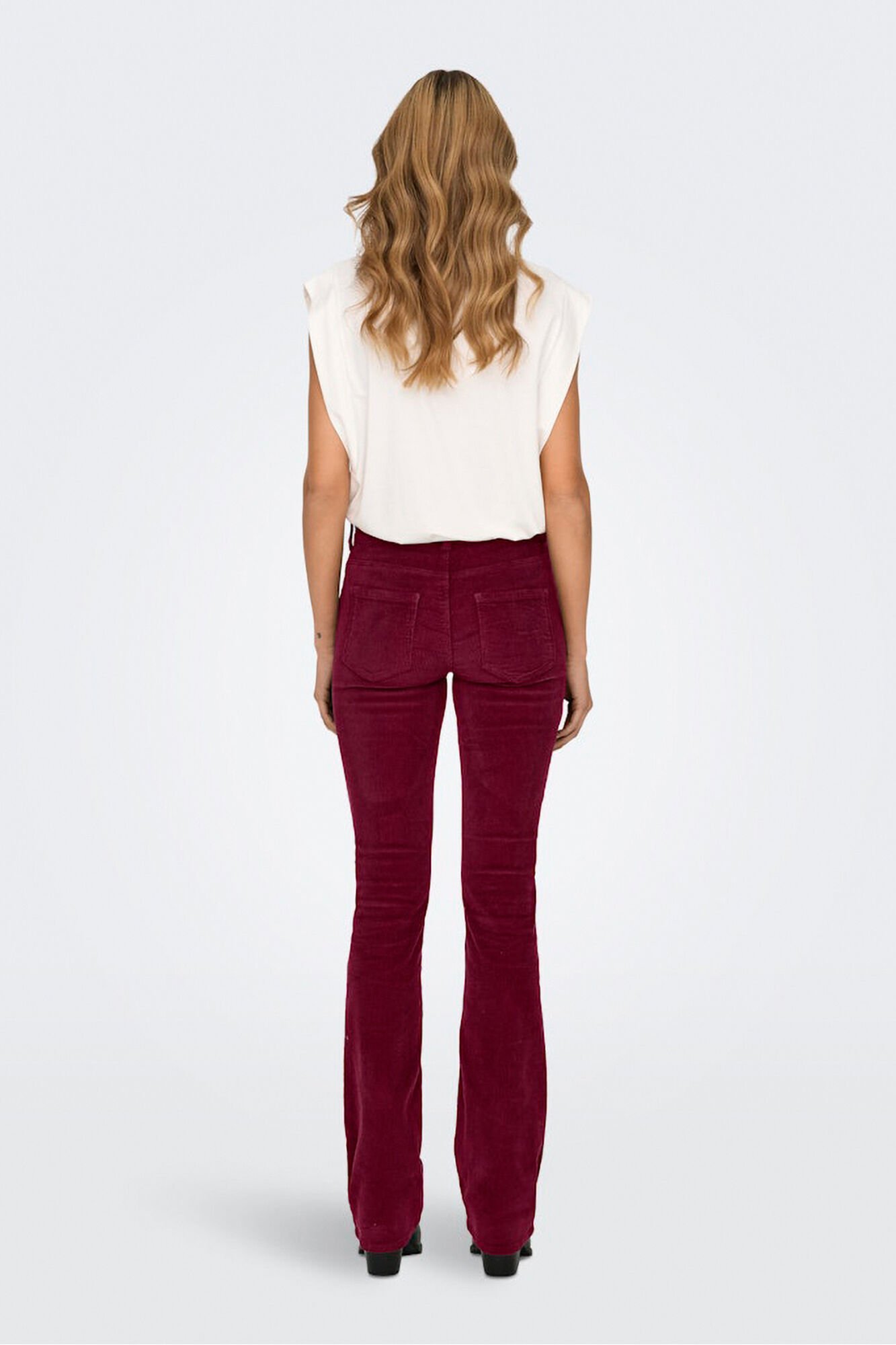 Only Pantal&oacute;n de pana flared