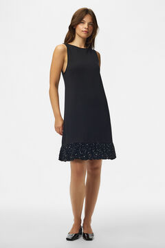 Pieces Vestido curto de lantejoulas
