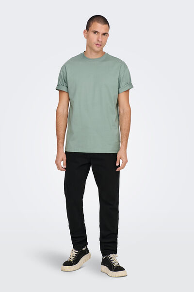 Springfield Relaxed fit short-sleeved T-shirt green